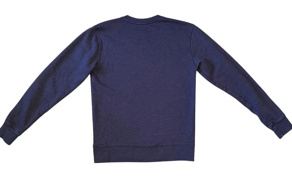 Cotopaxi Organic Cotton Fleece Crewneck Sweatshirt Navy Blue Logo Pullover Sz Sm - Picture 10 of 12